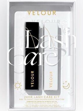 Brand New Velour 24HR Lash Care Kit - Black & White